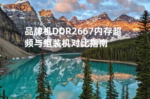 品牌机DDR2 667内存超频与组装机对比指南
