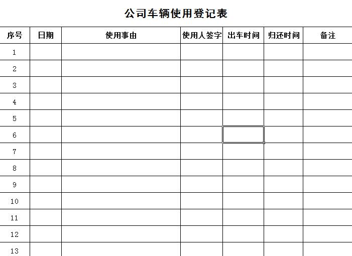 公务用车档案表免费下载：模板获取、规范解读及风险提示